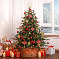 106 Palline di Natale Rosse per Decorazioni Albero