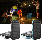20000mAh Zonne-oplader Waterdichte Power Bank Extern