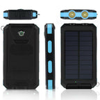 20000mAh Zonne-oplader Waterdichte Power Bank Extern