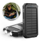 20000mAh Zonne-oplader Waterdichte Power Bank Extern