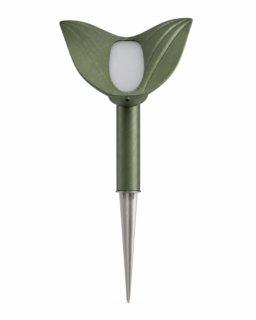 Lampada da Giardino con Picchetto e Design Ispirato alle Foglie