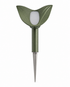 Lampe de jardin avec piquet et design inspiré des feuilles