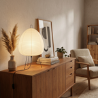 Aki Lampada da Tavolo | Design Wabi-Sabi in Carta, Atmosfera Rilassante