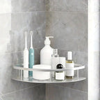 Aluma Organizer Bagno | Mensola Doccia Curva Antiruggine, Facile Installazione