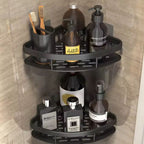 Aluma Organizer Bagno | Mensola Doccia Curva Antiruggine, Facile Installazione