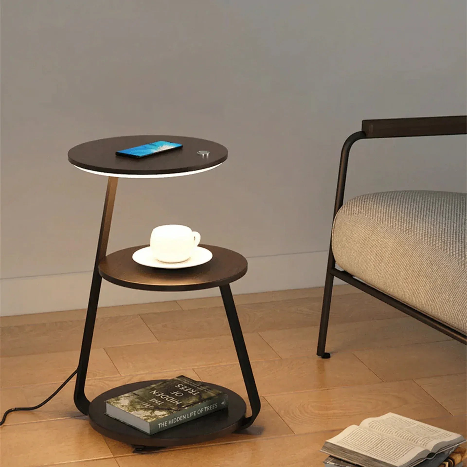 Artis Tavolo | Caricabatterie Wireless, Illuminazione Ambientale