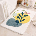 Bottan Tappeto da Bagno | Antiscivolo, Lavabile, Design Botanico Astratto
