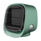 Breezilo Raffrescatore d'Aria 2 in 1 | Compatto, Silenzioso e Alimentato USB