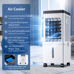 Cleo Climatizzatore Mobile | 3 in 1, Silenzioso, Senza Tubo