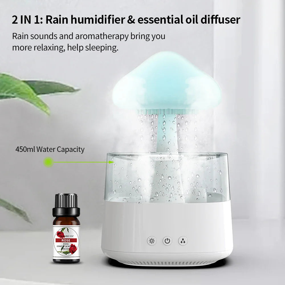 Cloud Lampada Umidificatore | Aromaterapia e Illuminazione Silenziosa