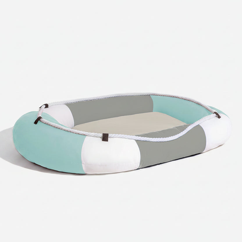 Cocoon Boat Bed | Cuscino Morbido per Cani e Gatti, Design Unico a Forma di Barca