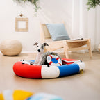 Cocoon Boat Bed | Cuscino Morbido per Cani e Gatti, Design Unico a Forma di Barca