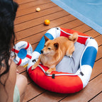 Cocoon Boat Bed | Cuscino Morbido per Cani e Gatti, Design Unico a Forma di Barca