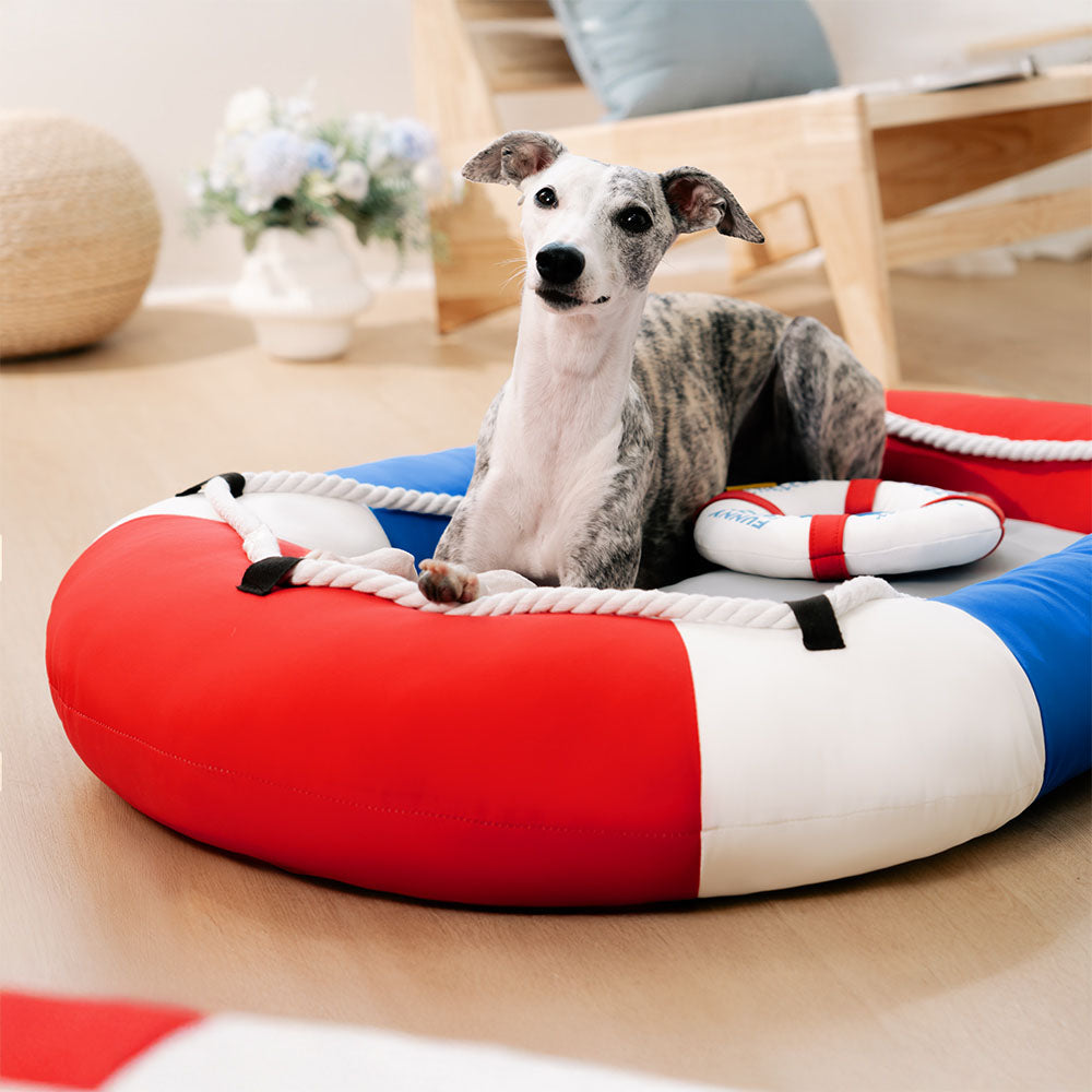 Cocoon Boat Bed | Cuscino Morbido per Cani e Gatti, Design Unico a Forma di Barca