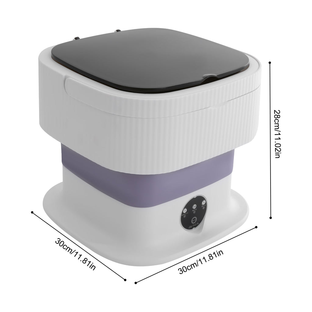 FOLDWASH Mini Lavatrice Portatile | Design Compatto e Pieghevole per Viaggi
