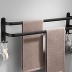 Flextor Mensola Bagno | Design Salvaspazio in Alluminio, Alta Capacità di Asciugatura