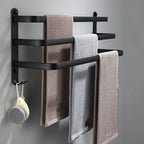 Flextor Mensola Bagno | Design Salvaspazio in Alluminio, Alta Capacità di Asciugatura