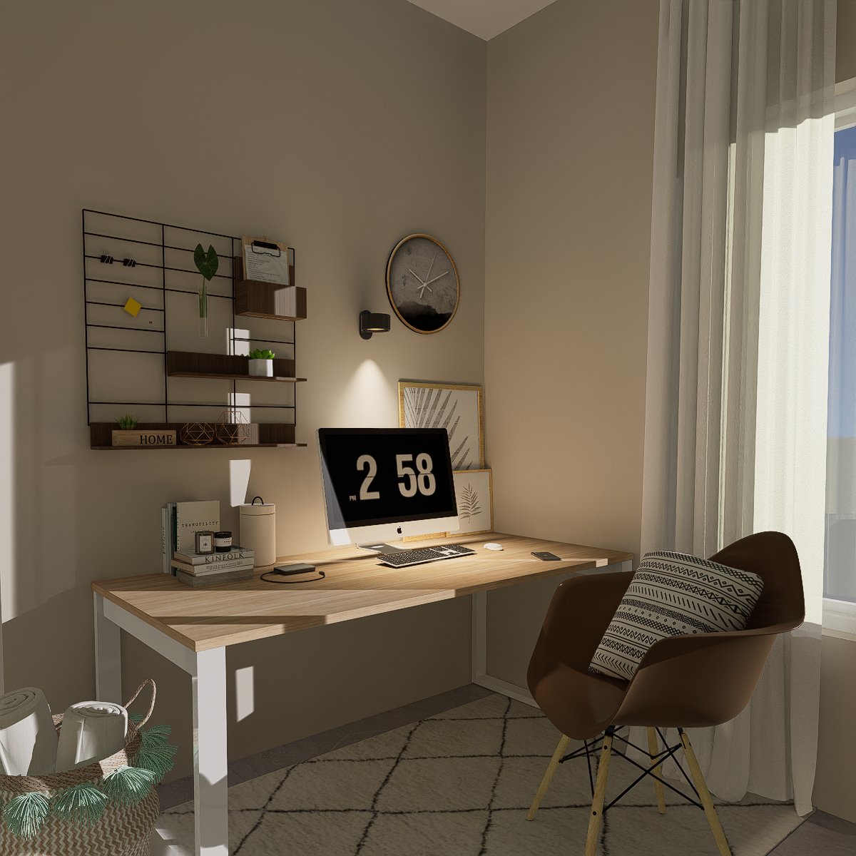 Flora Lampe murale | Magnétique, rechargeable, rotation à 360°
