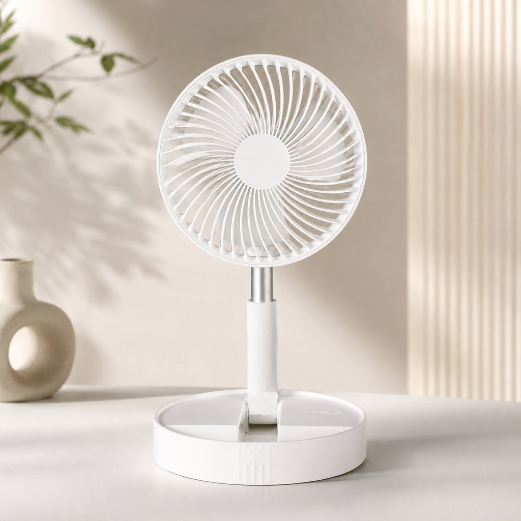 Fresca Mini Ventilatore Portatile | USB Ricaricabile, Pieghevole e Silenzioso