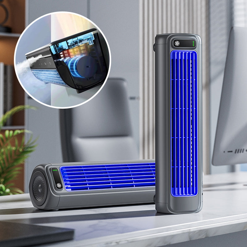 Giro Mobile Ventilatore da Tavolo | Raffreddamento Portatile USB