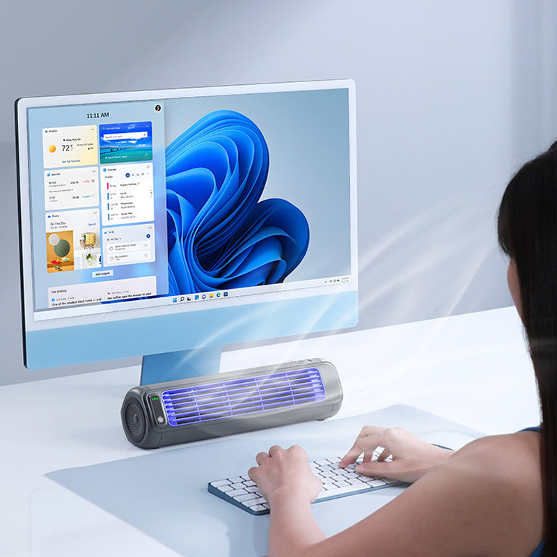 Giro Mobile Ventilatore da Tavolo | Raffreddamento Portatile USB