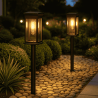 Liora Lumières solaires de jardin | LED blanc chaud 2700K, sans fil