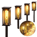 Liora Lumières solaires de jardin | LED blanc chaud 2700K, sans fil