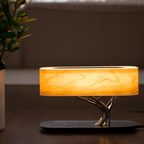 Luce della Vita Tischlampe | Kabelloses Laden, integriertes Bluetooth