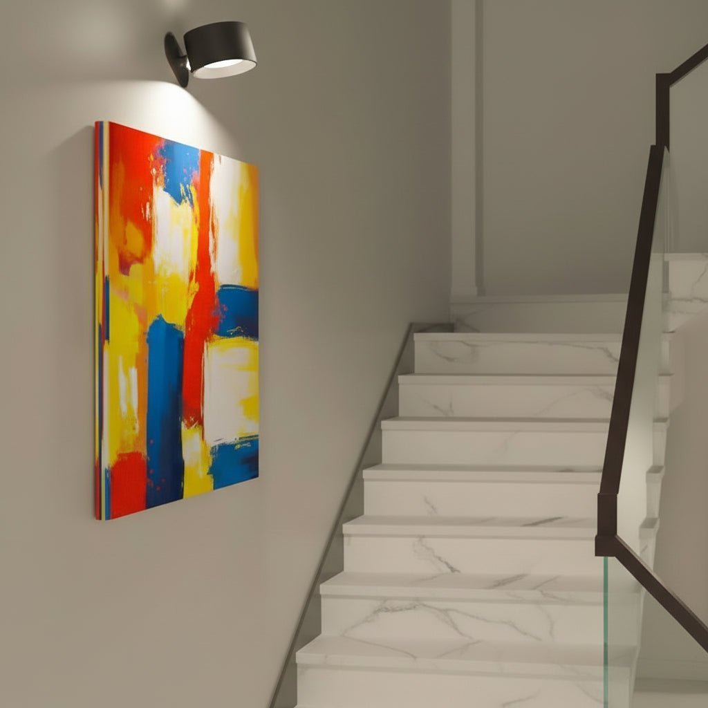 Luma Lampada da Parete Cordless | Ricaricabile, 360° Rotazione, 3 Livelli Luminosità