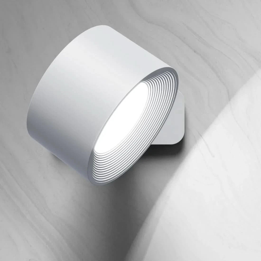 Luma Lampe murale sans fil | Rechargeable, rotation à 360°, 3 niveaux de luminosité