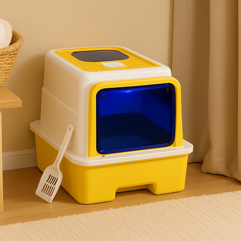 Luma Litière autonettoyante pour chats | Système de stérilisation UV silencieux