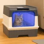Luma Litière autonettoyante pour chats | Système de stérilisation UV silencieux