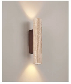 LumeStone Wandleuchte | Design aus natürlichem Travertin