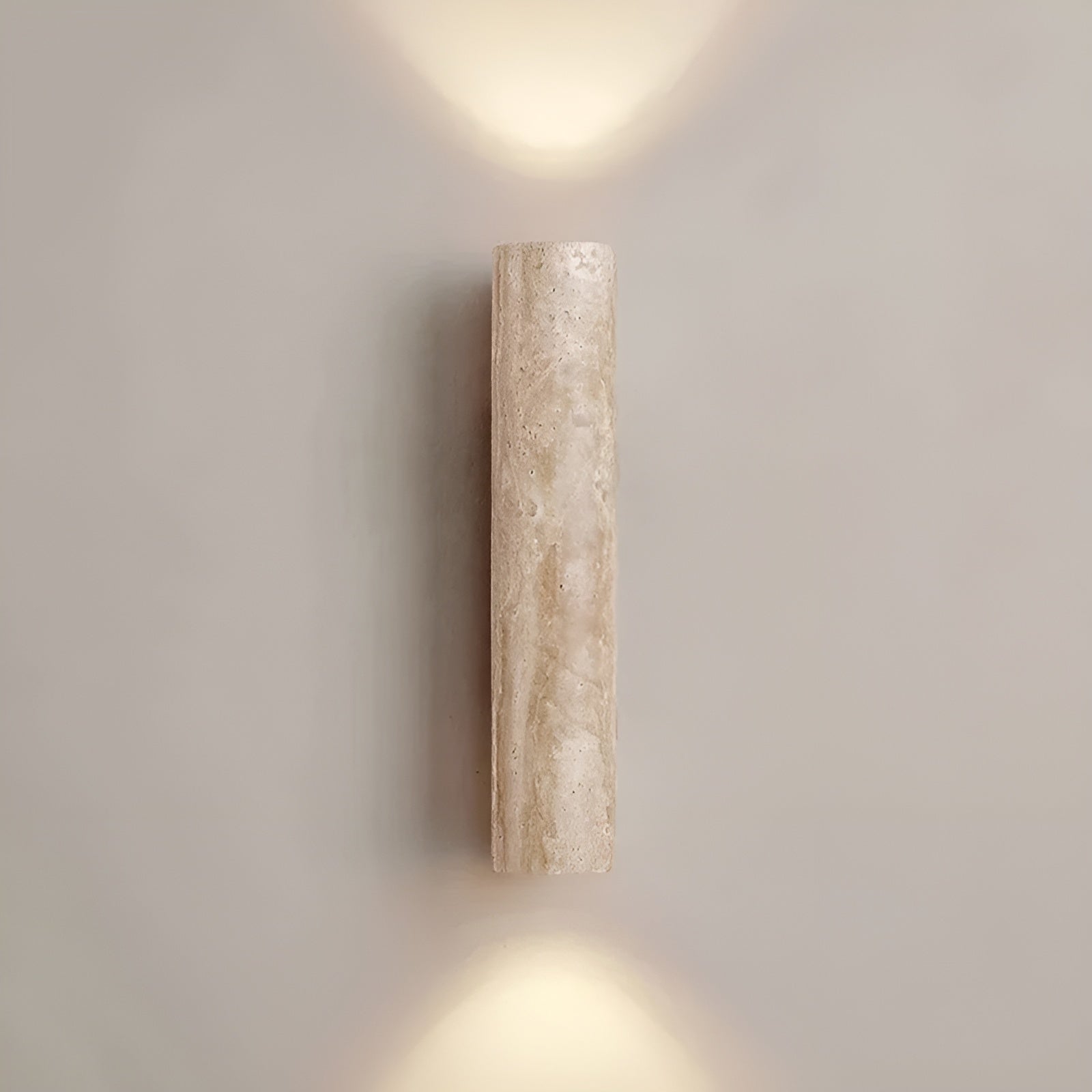 LumeStone Lampada da Parete | Design in Travertino Naturale