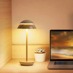 LumiEase Tischlampe | Skandinavisches Design, kabellos, Touch-Steuerung