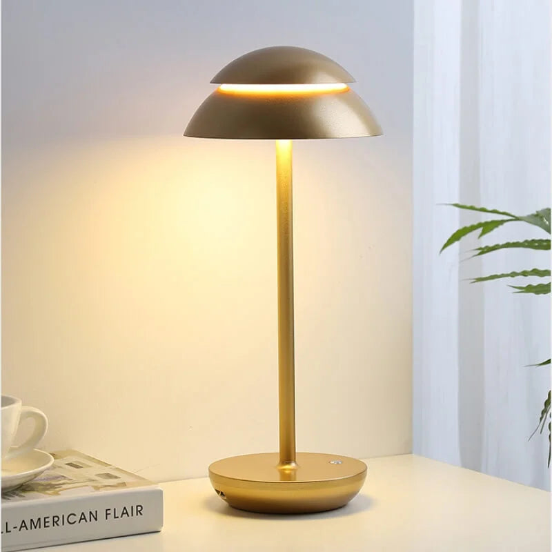LumiEase Lampada da Tavolo | Design Scandinavo, Senza Fili, Touch Control