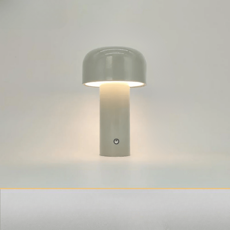 LumiFungus Lampada Da Tavolo | Ricaricabile USB, Design Giocoso Senza Fili
