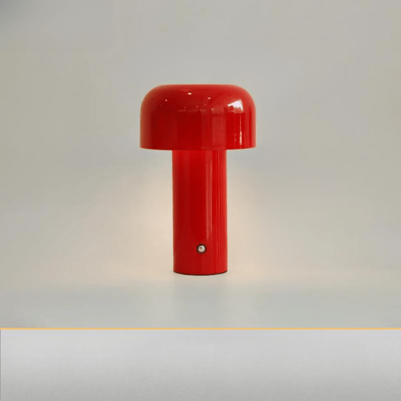 LumiFungus Lampada Da Tavolo | Ricaricabile USB, Design Giocoso Senza Fili