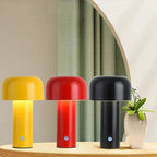 Lampe de table LumiFungus | Rechargeable par USB, design ludique sans fil