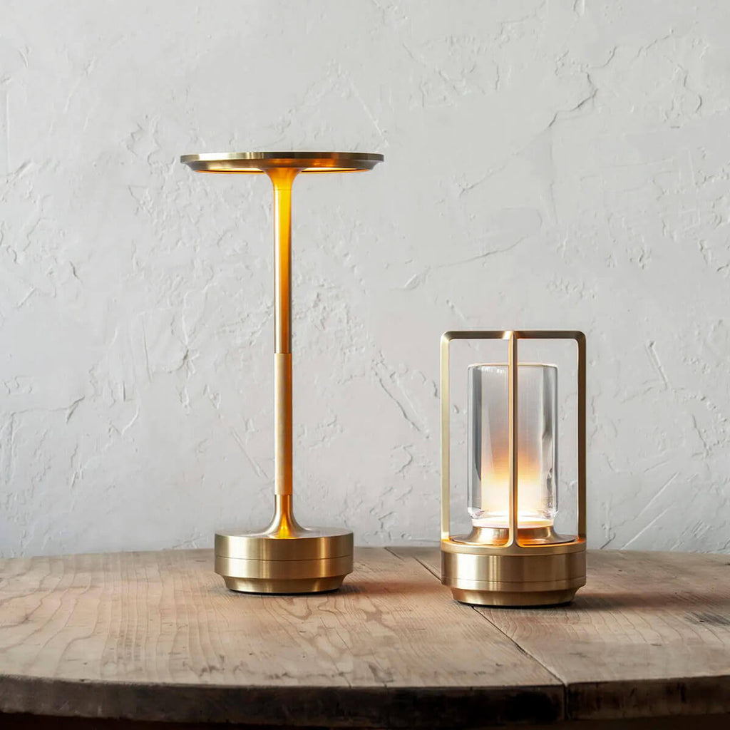 LumiGlow Lampada da Tavolo | Senza Filo, LED Dimmerabile a 3 Colori, Design Elegante