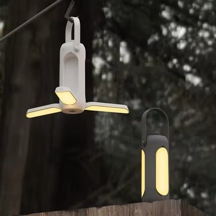 Lumo Lampada da Campeggio | 300 Lumen, Powerbank Integrato, Resistente all'Acqua