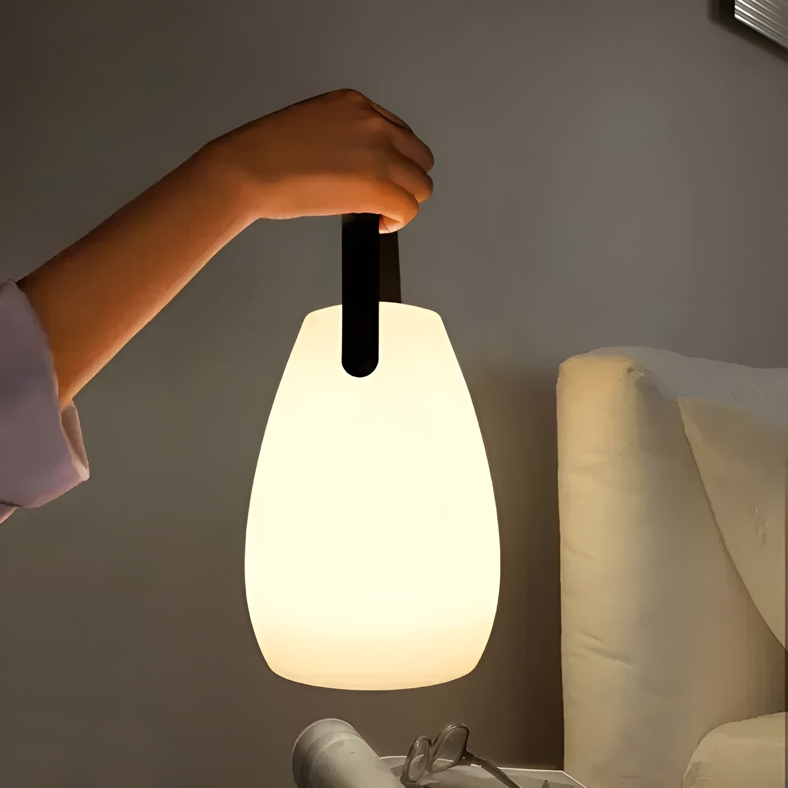 Lumora Lampada da Tavolo | LED Senza Fili, Impermeabile, Ricaricabile