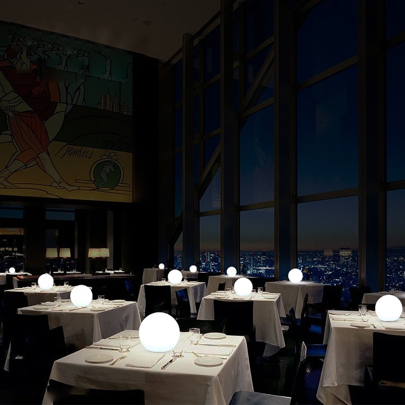 Luna Lampada da Tavolo Senza Fili | LED Ricaricabile, Dimmerabile, Impermeabile