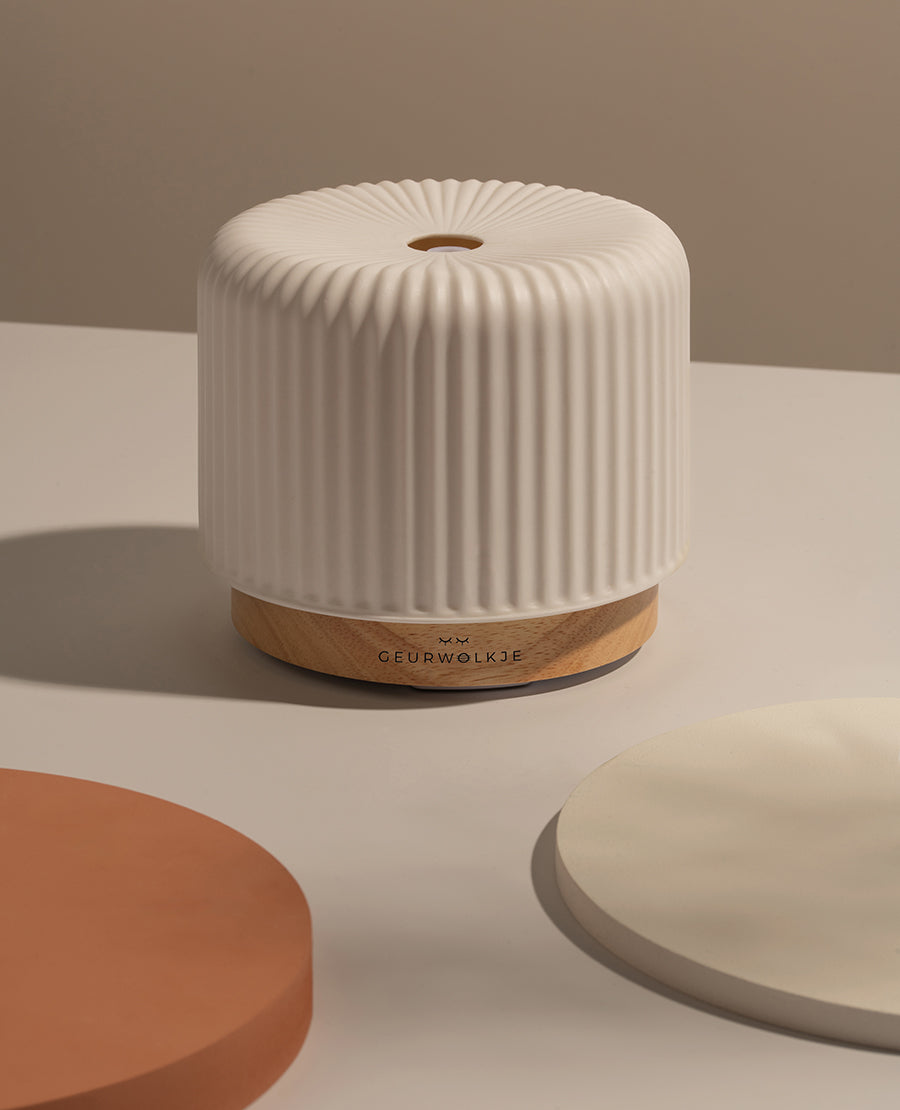 LuxeAroma Diffusore Millefiori | Ceramica Elegante, Tecnologia Ultrasuoni, 200 ML