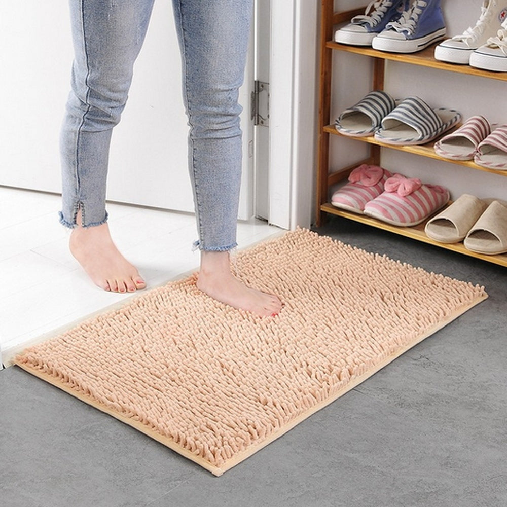 Mavi Tappetino da Bagno | Ciniglia Ultra Assorbente, Antiscivolo