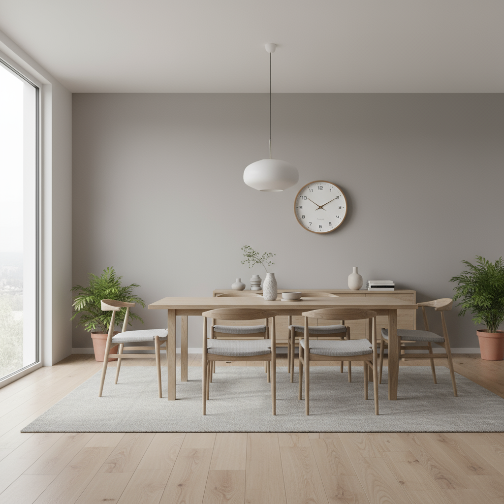 NordiWall Wanduhr | Minimalistisches Design, Holzrahmen, 30 cm