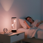 OceanoGlow LED-Lampe | Quallendesign, entspannende Atmosphäre, 7 einstellbare Farben