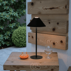 Onda Lampada da Tavolo | Dimmerabile, Senza Fili, Luce Calda 3000K