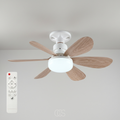 Onda Deckenventilator | Dimmbares LED-Licht, Fernbedienung, leise