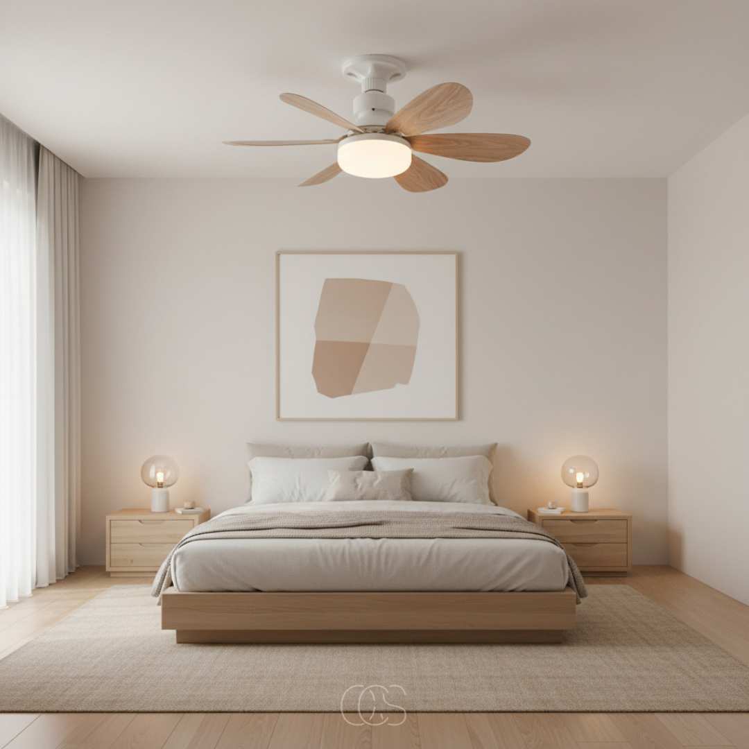 Onda Ventilateur de plafond | LED à intensité variable, télécommande, silencieux
